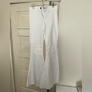 Buddy Love White Flare Jeans Size 28
